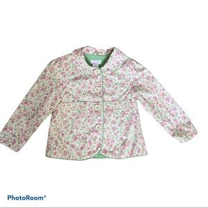 Oshkosh Timeless Classic Floral Button Jacket 3T